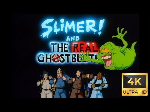 Slimer! And the Real Ghostbusters Intro 4k Remaster
