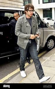 Crossover superstar Josh Groban arrives at BBC Radio 2. Josh just unveild the new video for "Higher Window," the third single from his fifth studio album "Illuminations." London, UK. 4/13/11 Stock Photo - Alamy