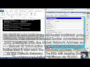 7.2.5.4 - 8.2.5.5 Lab - Configuring IPv6 Addresses on Network Devices