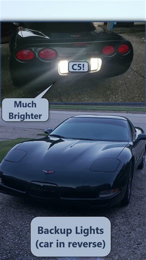 Best C5 Corvette LED Backup Lights! #c5corvette #corvette #ledbulb