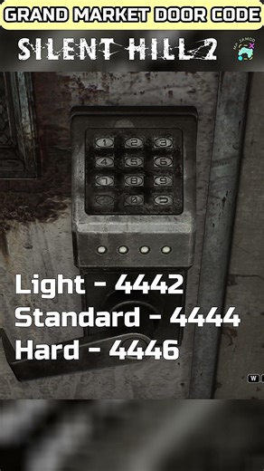 Grand Market Door Code - Silent Hill 2 Remake (All Difficulties)