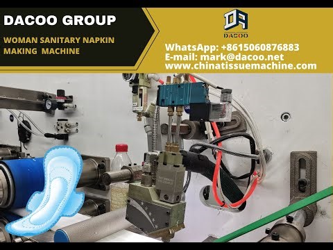 DaCoo Fully Auto Female Pad Woman Sanitary Napkin Making Machine