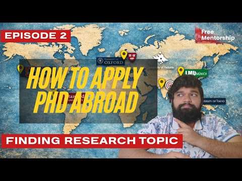 UGC NET JRF AIR 1 to Fully Funded PhD in USA | How to Find Your Research Idea | Episode 2