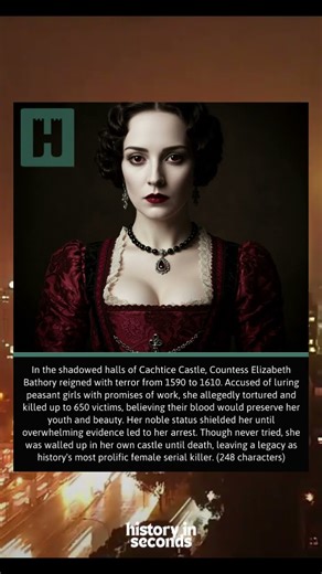 The Blood Countess: Elizabeth Bathory’s Reign of Terror #shorts