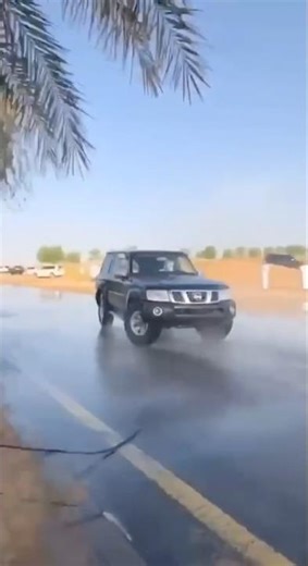 Insane Nissan Patrol Two-Wheel Stunt!