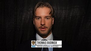 A reliable shutdown defender and effective shot blocker, Brantford Bulldogs' Tommy Budnick also achieved big things in the classroom as this year's Roger Neilson Memorial Award recipient. He discussed the #OHL's impact on his growth at the #OHLAwards 🎥 | Ontario Hockey League