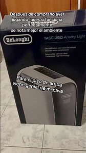 Probando deshumidificador #delonghidedica #humedad #aparatos #tecnologia #deshumificadores