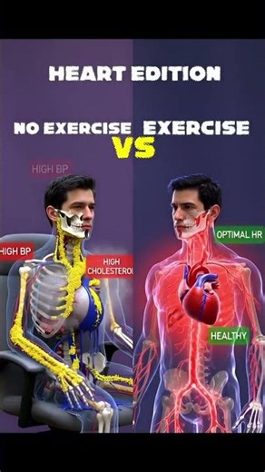 How Exercise Saves Your Heart | Heart Health: Why You Need to Start Moving Today! #youtubeshorts