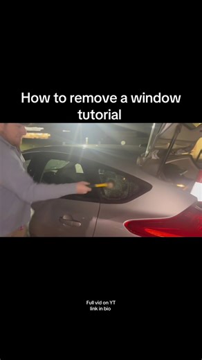 How to remove a window tutorial