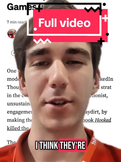 Full video | Social media is not beating games at anything. Psychology forbids this. #games #gamedesign #psychology #motivationtheory #dopamine