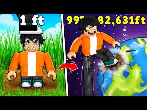 I Became The WORLD'S TALLEST Player in ROBLOX!!!