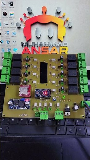 load crontal and security system using SIM800L GSM module