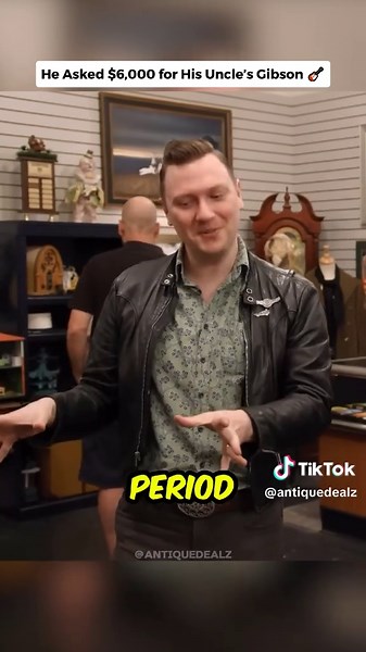 He Asked $6,000 for His Uncle's Gibson Guitar 🤯🤑 Part 1 #antique #collection #collector #appraisal #pawnstars