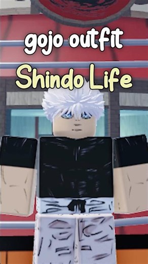 Gojo Satoru Outfit in Shindo Life (Roblox)