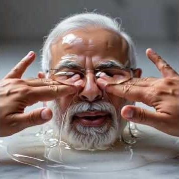 “Narendra Modi Ka Face Jali Mein?! Aur Aadmi Kar Raha Hai Kuch Ajeeb!”