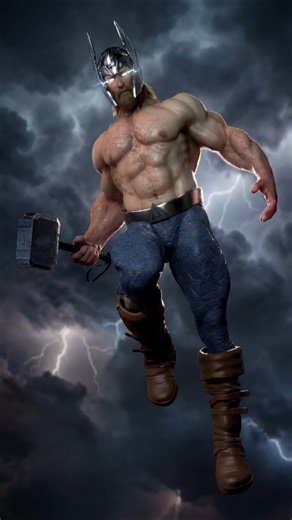 Thor Absolute Viking - New Zbrush /keyshot work and GenPass #shortsfeed #thor #thorragnarok #zbrush