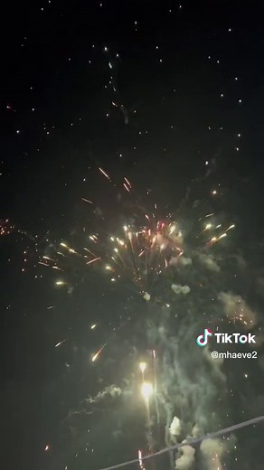 Captivating Fireworks Display Against Night Sky