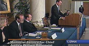 Chief Justice Rehnquist Memorial Service