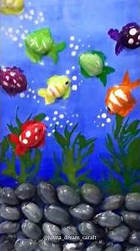 “From shells to souls of the sea 🐠✨Pista shell fish art 💙”#PistaShellArt #DIYIdeas #EcoArt