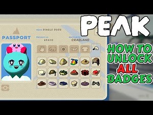 Every Badge and Cosmetic in PEAK #peak #peakgame #climbinggame