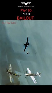 Fw-190 pilot bails out! | World War Aviation