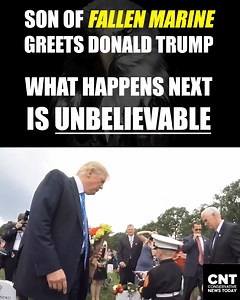 23K views · 1.3K reactions | Son of fallen Marine meets SURPRISE GUEST at his father's funeral | PolitiBrawl | Facebook