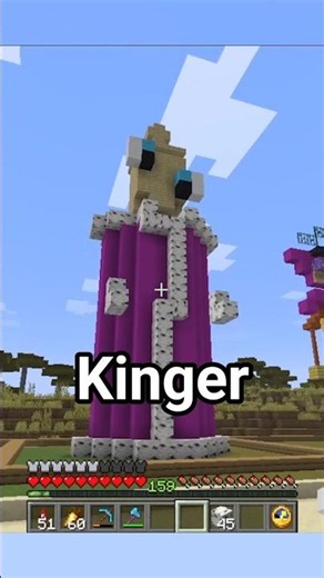 I built #kinger from #theamazingdigitalcircus on my #minecraft #map #build #nerd #geek #pop