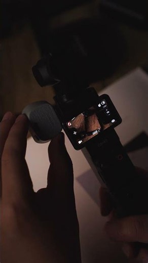 This magnetic LED snaps onto your Pocket 3 in 1 second.