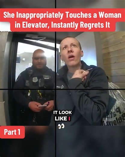 A woman touched another passenger in an elevator, but police quickly arrived and arrested her. Watch full video in first comment. #BreakingNews #PoliceNews #TrueCrime #AssaultCase #JusticeServed #CrimeAlert #LawAndOrder #USNews #CanadaNews #UKNews #CrimeUpdate #PoliceReport #CrimeStory #TrendingNow #ViralNews #PoliceAction #PublicSafety #CourtCase #CrimeWatch #RealStories | Audit Eye5