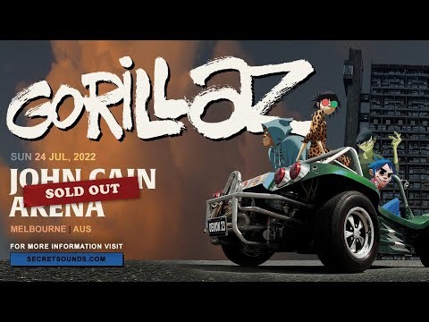 Gorillaz LIVE - John Cain Arena, Melbourne, Australia 7/24/2022 REMASTERED AUDIO