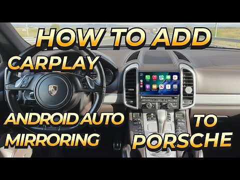 How to Add Carplay and Android Auto to Porsche PCM with AUTOABC Module Airplay Mirroring