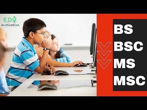 What is the difference between BSC and BS degree | MSC and MS degree | Akash Srivastava