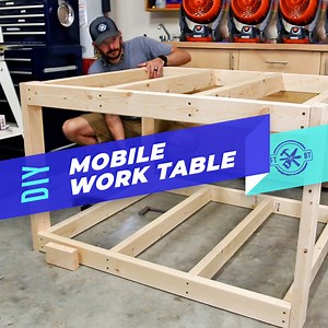 66K views · 1.2K reactions | Check out how to build this EASY DIY Mobile Work Table. It's a perfect addition to any shop! | Fix This Build That | Facebook