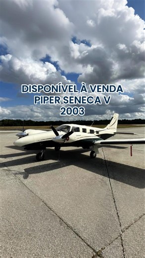 À VENDA | PIPER SENECA V | ANO: 2003 | FINANCIAMENTO DISPONÍVEL