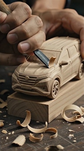 miniatur mobil kayu | toyota rush