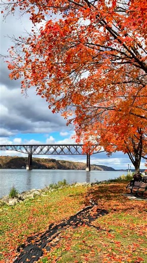 ✅ SAVE this for your next Hudson Valley day trip 👇 One of the best views in the Hudson Valley, and one of the easiest day trips from NYC. Walkway Over the Hudson State Historic Park stretches 1.28 miles across the Hudson River, 212 feet above the water, with wide-open views in every direction. You can walk, run, bike, or just stroll and take it all in. Originally built in 1889 as a railroad bridge, it reopened as a pedestrian park in 2009 and is now one of the most iconic Hudson Valley walks. ⭐