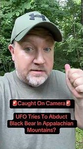 UFO Attempts To Abduct Black Bear In Appalachian Mountains: Caught On Camera
