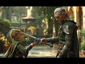 Life in an Elven Village | Midjourney and Runway Gen 3 | AI Video | Middle Earth