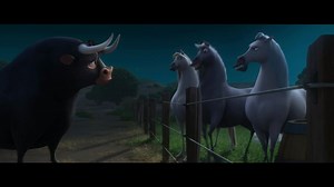 Three hoof bumps for the beautiful horses. 😍🐴 See Flula Borg as Hans, Sally Phillips as Greta and Boris Kodjoe as Klaus in #Ferdinand this Friday! FerdinandTickets.com | Ferdinand