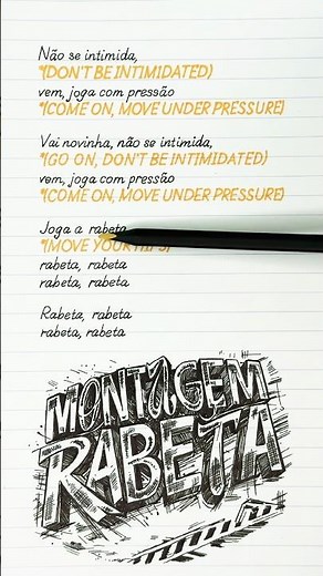 🔥 MONTAGEM RABETA (English Translation + Lyrics) Brazilian Slowed Funk
