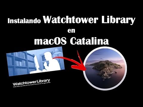 Instalando Watchtower Library en macOS Catalina 2020