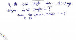 A spherical mirror is polished on both sides. When the convex side is used as a mirror, the magnification is  1 / 4. What is the magnification when the concave side is used as a mirror, the object remaining the same distance from the mirror? | Numerade
