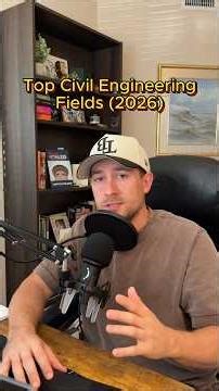 Top civil engineering fields in 2026 #civilengineers #engineerlife