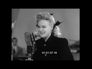 Betty Hutton sings "Murder, He Says" (1944) Excerpt from "Command Performance #92"