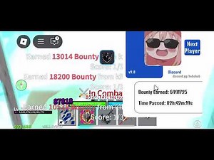 Auto Bounty Hunt Blox Fruits HOHO Hub