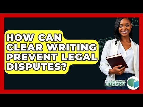 How Can Clear Writing Prevent Legal Disputes? - The Language Library