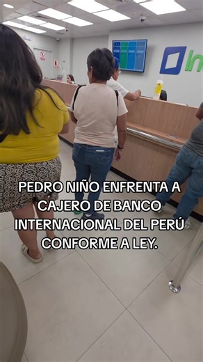 Pedro Niño enfrenta al cajero de Interbank conforme a ley