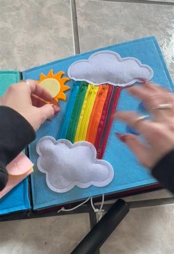 Creative Busy Book for a One-Year-Old