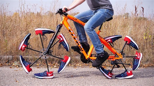 Epic cycling | Truly unique shoe bicycle