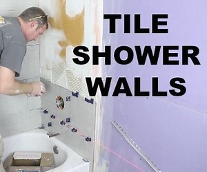How to Tile a Shower Wall...AND Cut Tiles Like a Pro!!